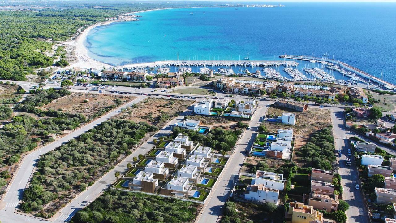Villa Casa De Lujo Frente A La Playa De Es Trenc Sa Ràpita Esterno foto